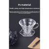 Filter Cup, V60 Filter Paper Coffee Filter, Pour-over Coffee Funnel, Resin Filter Screen, Mesh, Outdoor Portable