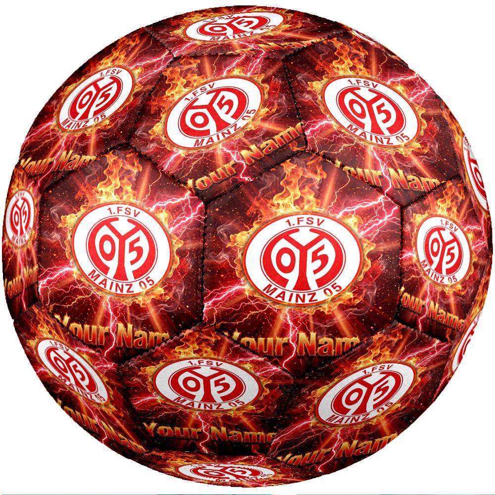 Mainz 05 Fashion Size 5 Football Wearproof Non‑Slip Soccer Ball For Sports Training Entertainment Use
