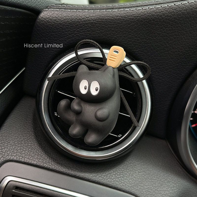 Cute Cat Car Air Freshener Diffuser Stone Car Air Conditioning Vent Decoration Perfume Car Interior Fragrance Ornament