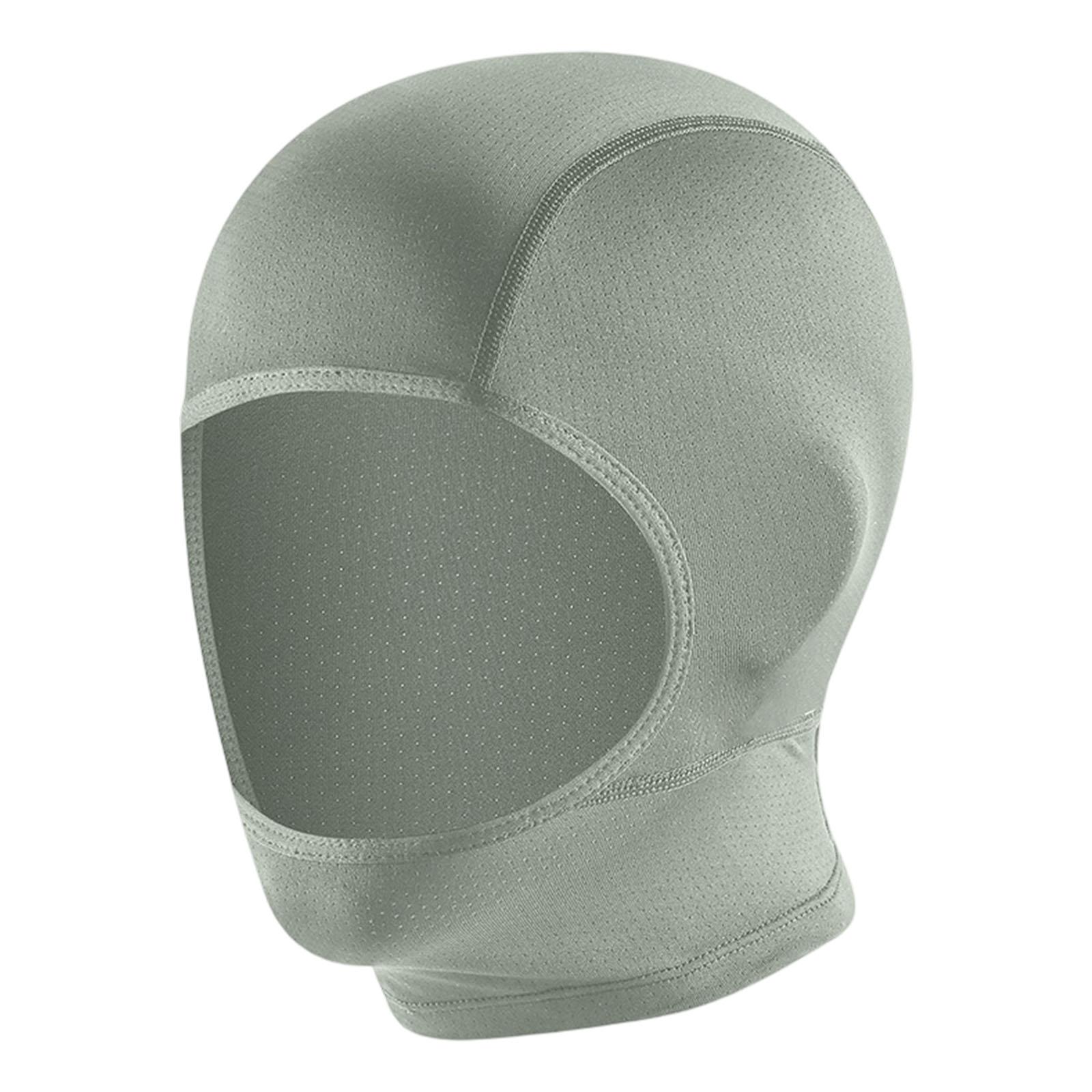 

Cooling Headwear Sun Protecting Sweat Absorbing Helmet Liner Light weight Face Mask With Breathable Fabric серый
