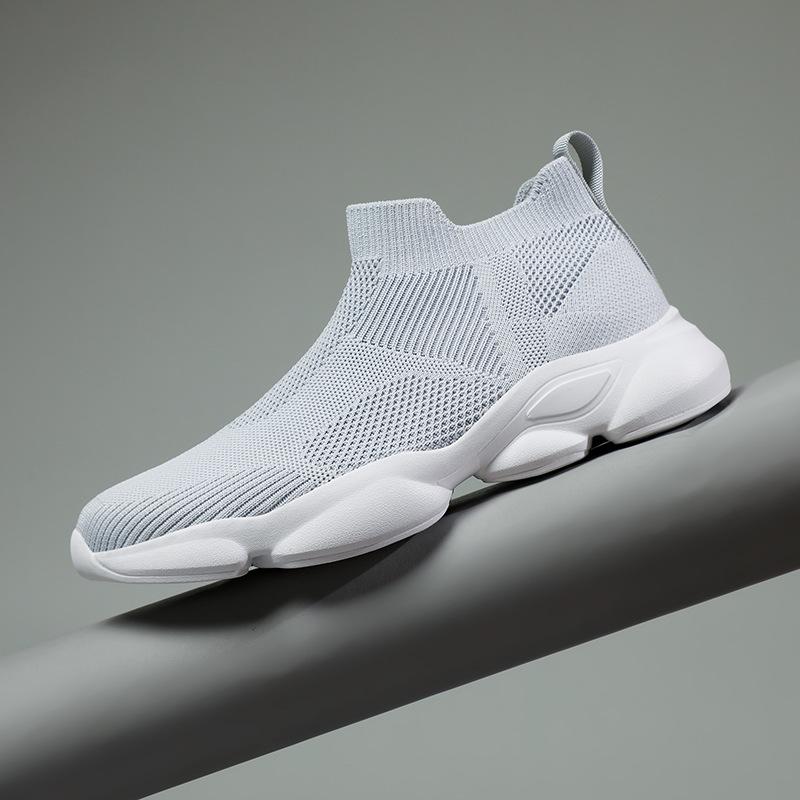 2026 Men's Ultra-light Fly-knit Breathable Mesh Casual Sock Shoes with Soft Sole