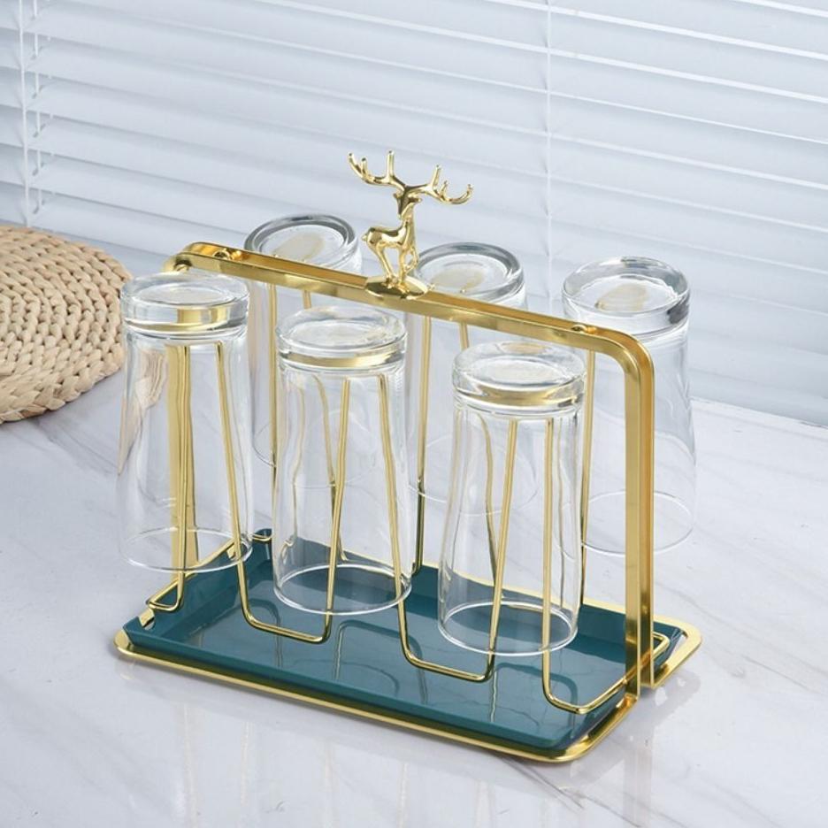 

Роскошная сушилка для бутылок, органайзер на 6 крючков, полка для сушки кружек, сушилка для мытья бутылок, столешница