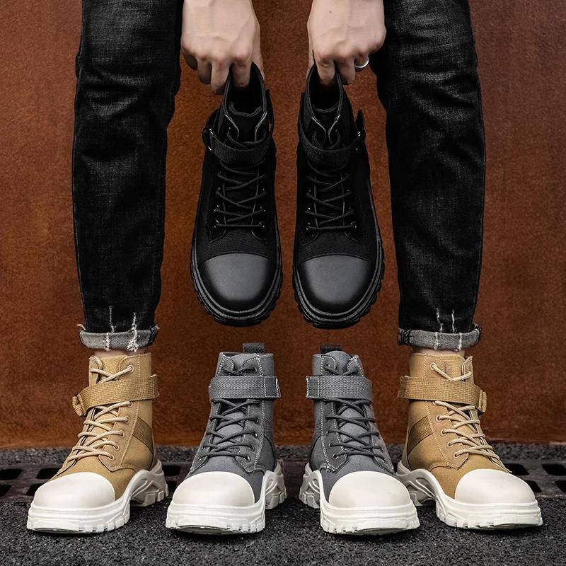 2025Motorcycle Shoes Waterproof Ridng Motocross Botas Motorboats Shoes Dain Motorbike Racing Career Speed Boots 39-44 Men Boots