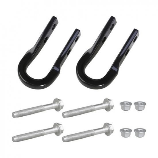 Новый комплект черных передних буксировочных крюков для Chevrolet Colorado 2016-2018 2.8L