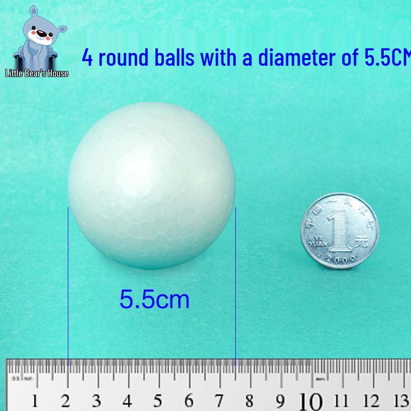 Solid White Styrofoam Balls for Wedding and Festival Decorations - DIY Round Foam Balls