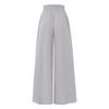 Women's Summer New Wide Leg Pants, Elastic High Waist Long Palazzo Trousers Casual Skirt Pants