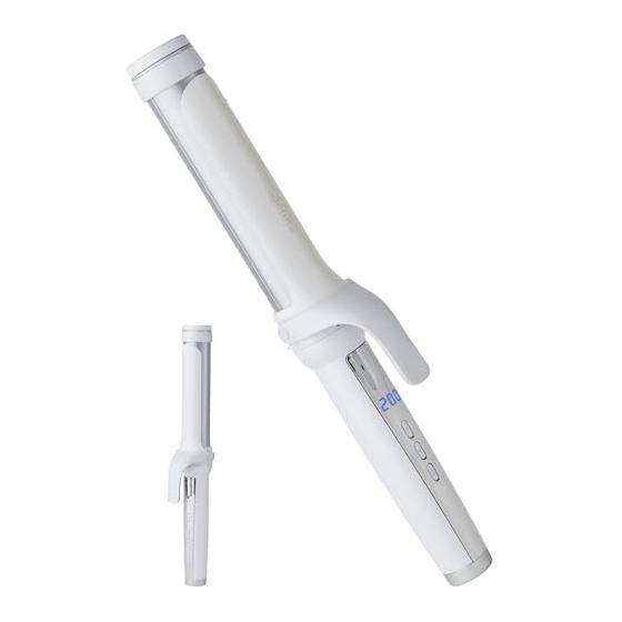 agetuya URU curling iron 38mm (white) with power cord (not cordless) curling iron, Korean style hair, curly hair, rapid heating, warranty included,