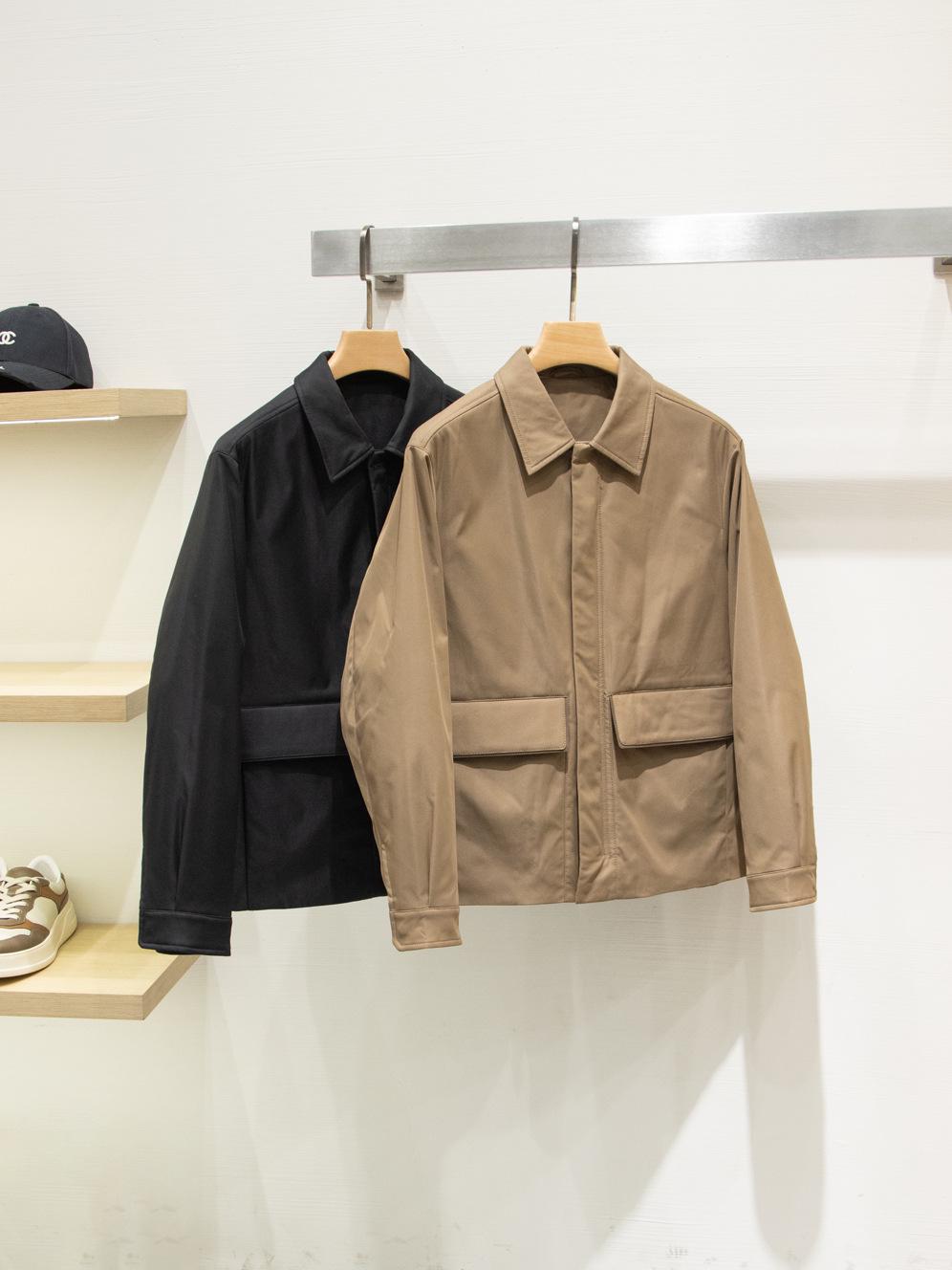 

Zz Edition Lightweight Wrinkle-Resistant Men s Cotton Jacket XXXL коричневий