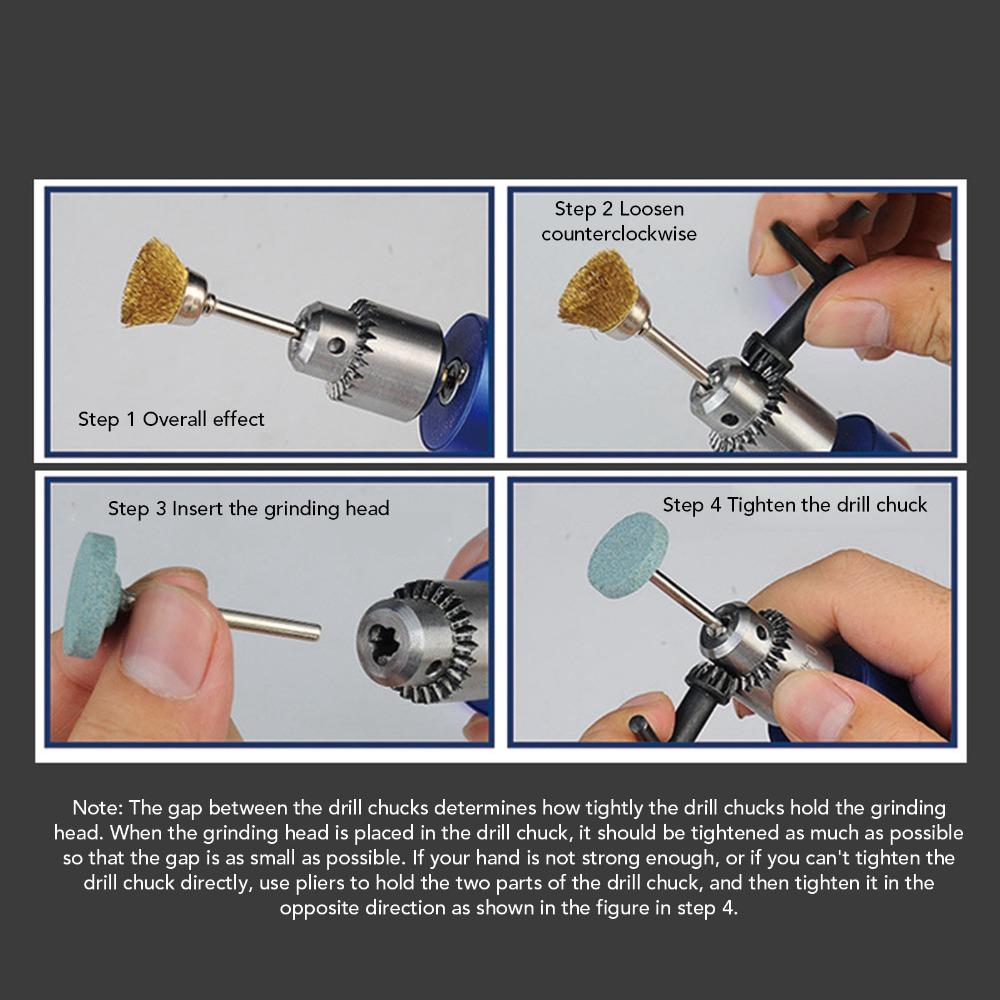 Variable Speed Mini Electric Drill US Plug Micro Grinder Kit Jewelry Making