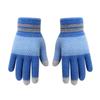 Children's Touchscreen Writing Gloves - Men's Warm Knitted Wool for Autumn Winter, Cold-Proof, Five-Finger Design for Students and Girls