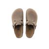 Birkenstock Boston Unisex Oiled Leather Soft Sole Slip On Clogs Brown Regular Fit 0960811