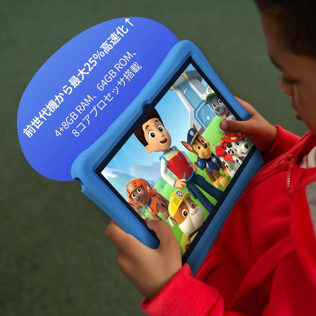 PlimPad Kids a tablet with 8 Kids Space YouTube Kids unlimited access to thousands of 6000mAh 12GB RAM 64GB ROM 5G WiFi charging time and an EVA case