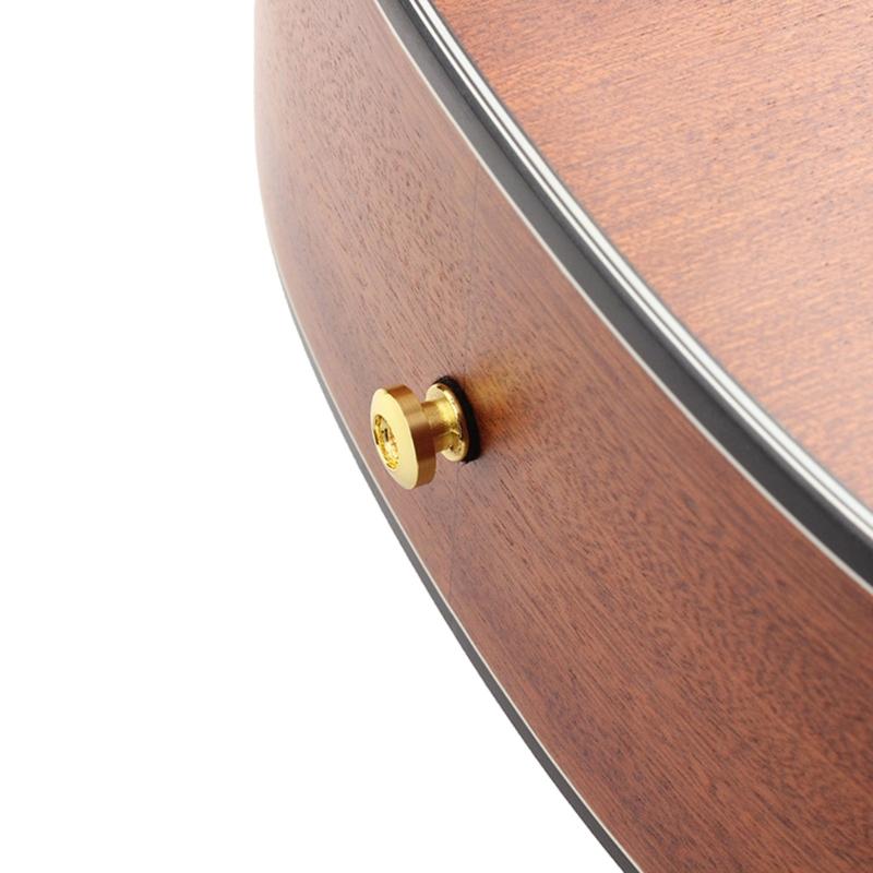 2Pcs Guitar Strap Lock Guitar Strap Button Set Metal Strap Lock Flat Mushroom Head for Acoustic Electric Guitar Ukulele