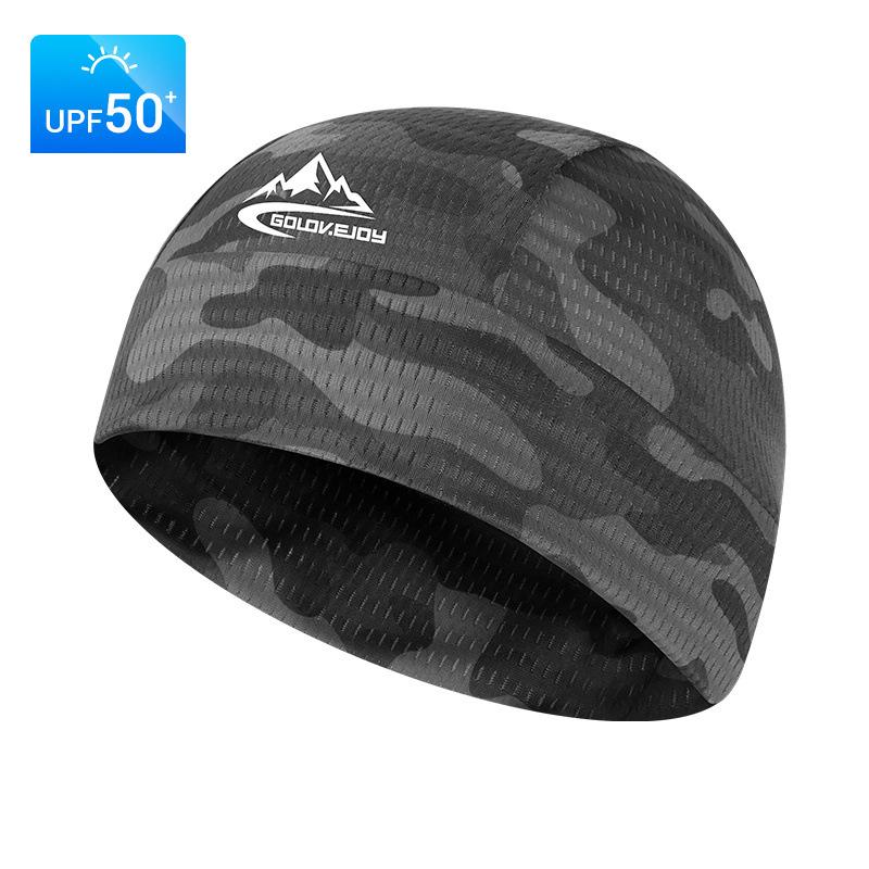 Motorcycle Cap Quick Dry Anti-UV Sports Hat Cooling Skull Cap Helmet Liner Sweat Cap Outdoor Bike MTB Running Hat For Men Women