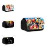 One Piece Anime Pattern Double Layer Flip Cover Stationery Storage Pencil Bag For Students And Office Use