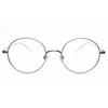 Alloaiweeo [Alo:Ctzen] Ci8703B C2 Sanded Gray Metal Round Eyeglass Frames