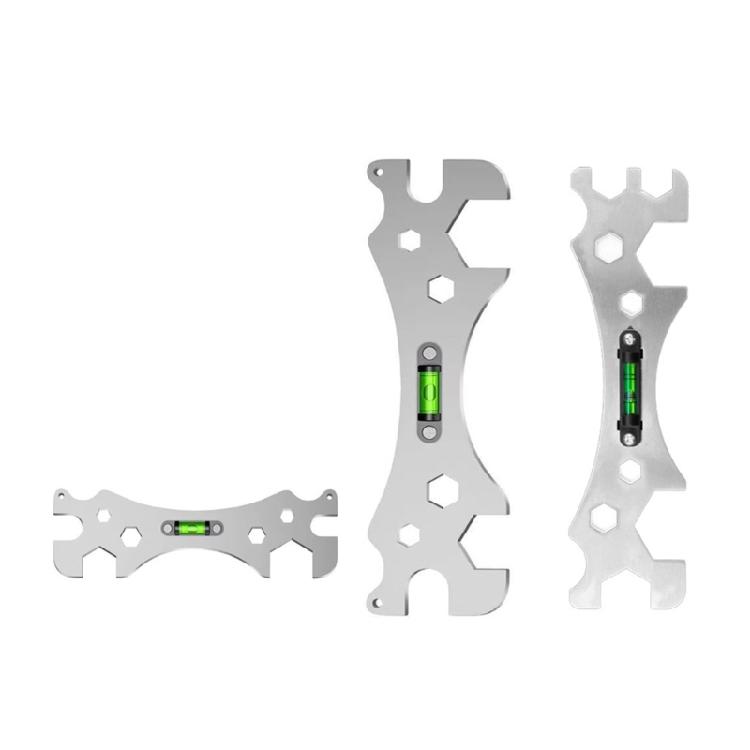 Multifunctional Wrench Spanner Shower Faucet Installation Tool for Bathroom and Kitchen Use with Integrated Level
