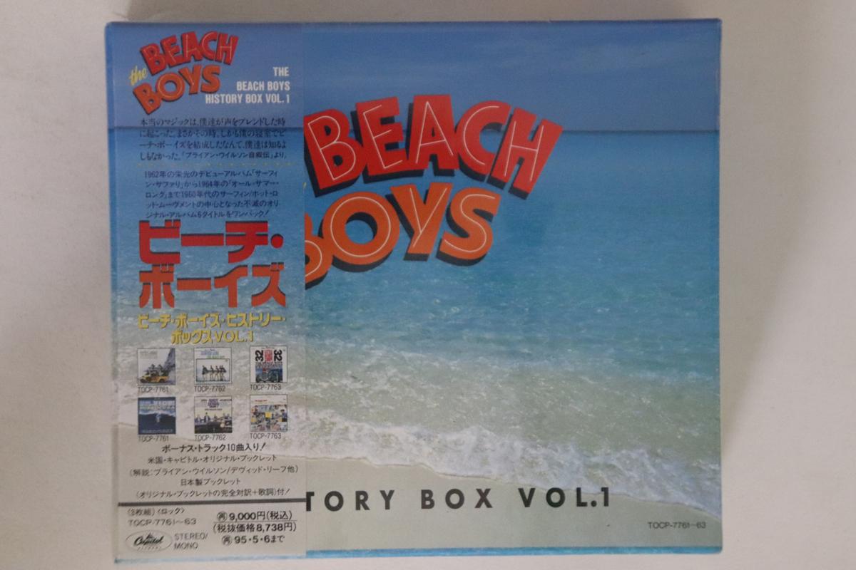 

CD BEACH BOYS - History Box Vol. 1 TOCP776123PROMO CAPITOL Japan Obi Rock Used