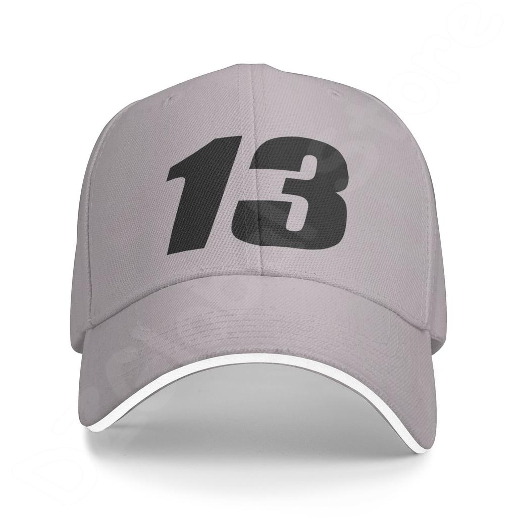 Number 13 Pattern Mesh Baseball Cap Trucker Hats Luxury Casual Cap Summer Sun Protection Caps for Men Women Fashion Denim Hat