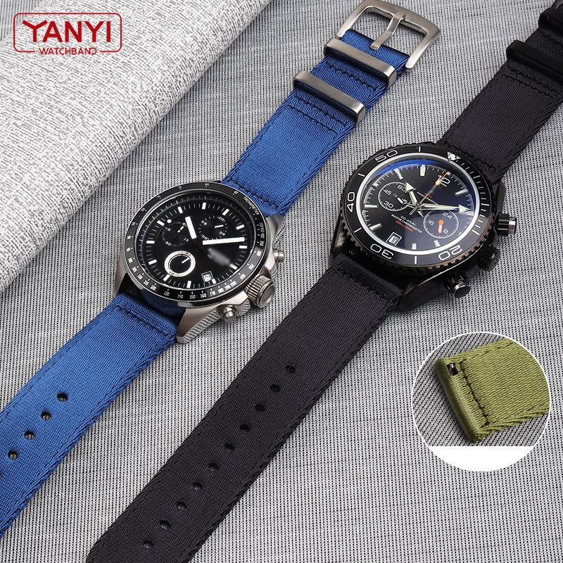 Nylonový řemínek k hodinkám 20 mm 22 mm pro Samsung Galaxy watch Active 2 řemínek 44 mm Huawei GT/2/Pro Galaxy watch 4/Classic 45/40 mm/46 mm pásek