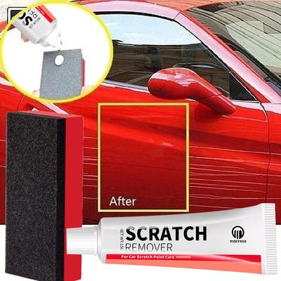 1PC Car Scratch Remover Car Polishing Paste with Sponge, Car Body Paint Care Kit Car Paint Repair Spray Paint for Car