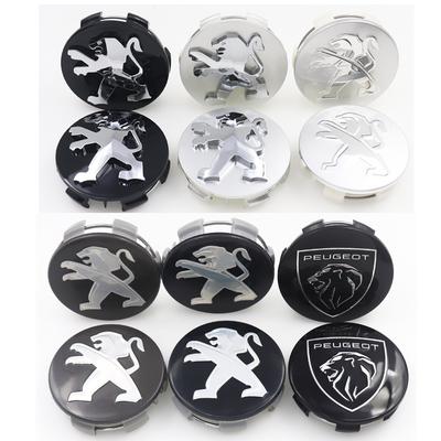 4ks nejnovější 3D 60mm logo znak na auto Kryt středového víčka kola pro auto Ráfek úprava prachotěsné krytky odznaků stylingové doplňky