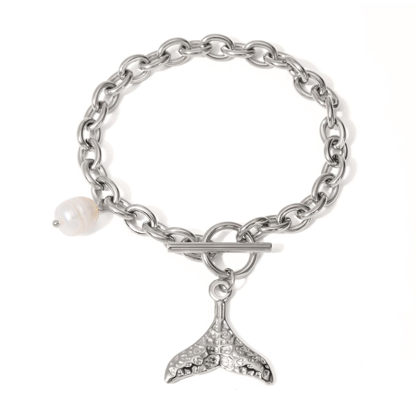 

Прекрасный Океанский Браслет Нежные Украшения для Рук Браслет из Ракушек Милые Аксессуары Текстура из Нержавеющей Стали для Особого События D