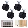 Electric Heater Casters Omnidirectional Casters Replacement Wheels