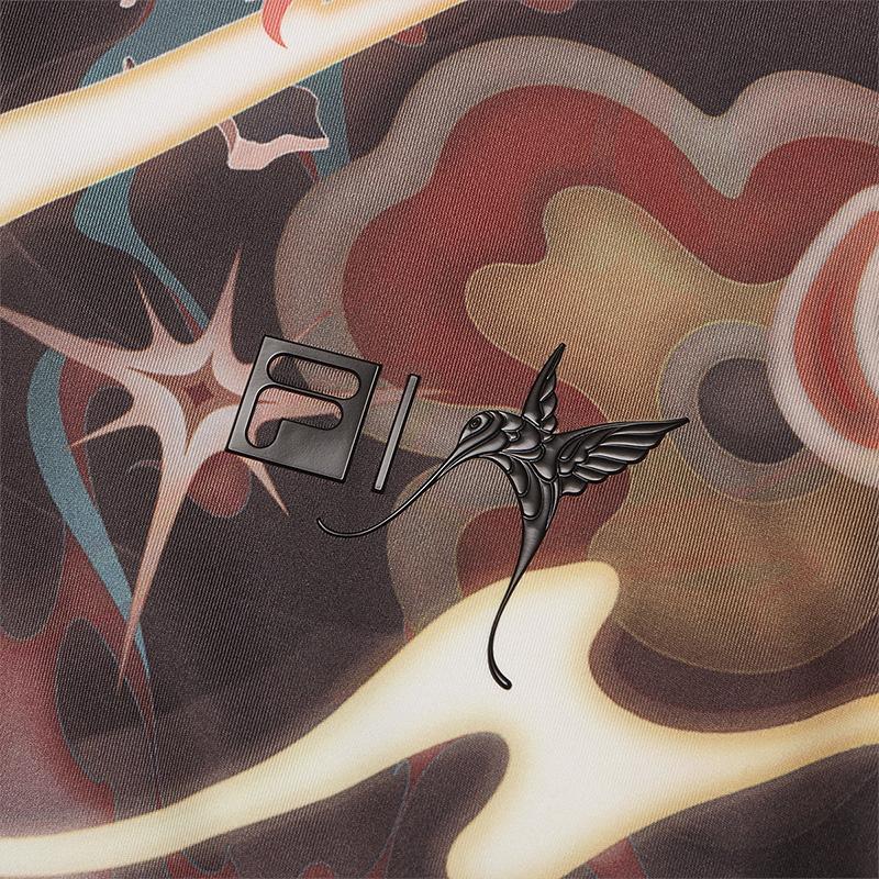 New FILA T Shirt Men's All Over Print A11M447208FZA