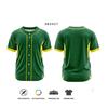 Customizable Men Spirit Button Baseball Jerseys Hip Hop Baseball T-Shirt Sublimation Printed Name Number Logo Uniforms ZB3924