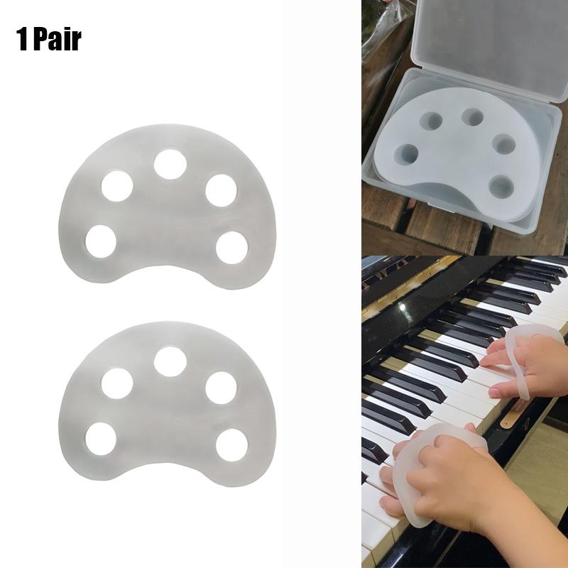 

1 пара TPE кистевых эспандеров для пальцев, форма полумесяца, растяжка кисти, тренажер для пальцев пианиста, ортезы для рук пианиста 1