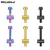 Risk 2pcs Bike Seatpost Fixing Bolt Titanium Alloy M5x30mm M5x40mm Bicycle Seat Tube Screw Saddle Fixed Bolts Screw Parts