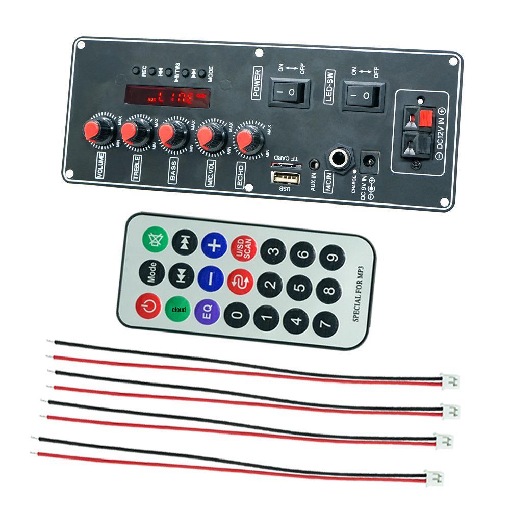JQ Bluetooth MP3 Amplifier Board: 2x10W, Telescopic Rod, Car Audio Module, 7.4V Supply