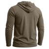 Sudadera con capucha de manga larga ligera para hombre, informal, retro