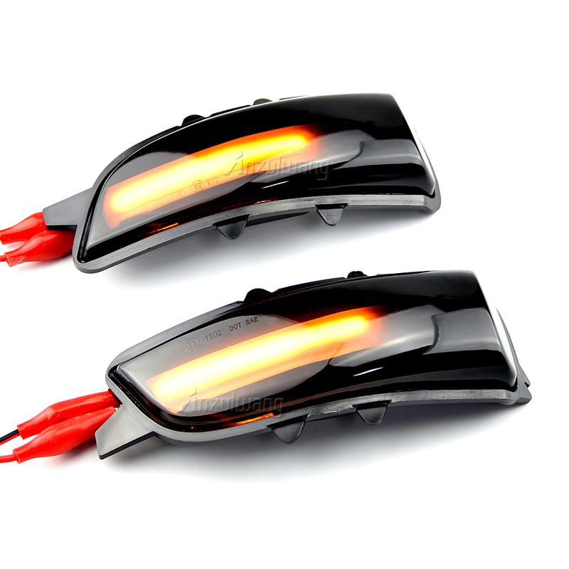 For Volvo C30 C70 S40 S60 V40 V50 V70 08- 2010 S80 Car LED Dynamic Turn Signal Light Side Rearview Mirror Indicator Blinker Lamp