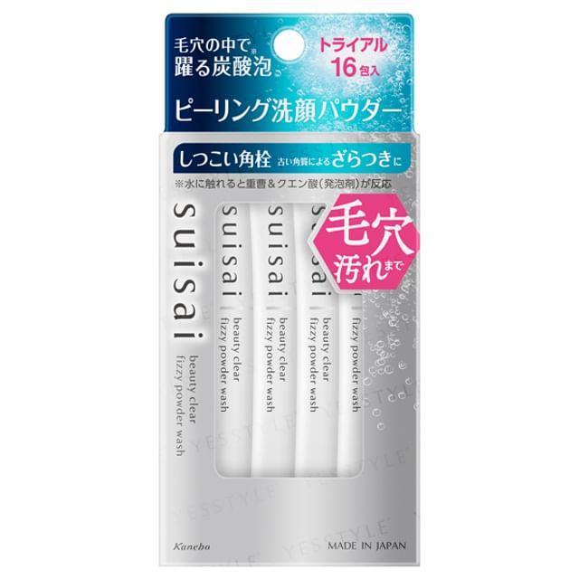 Kanebo - Suisai Beauty Clear Очищающий шипучий порошок для умывания 1g x 16