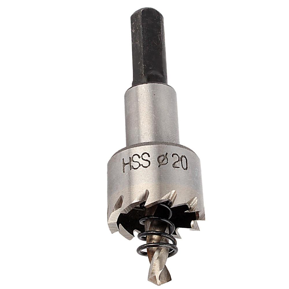 HSS 4341 Hole Saw Cutter 20mm Diameter Metal Drill Bit Heavy Duty Hole Saw For Wood Drilling