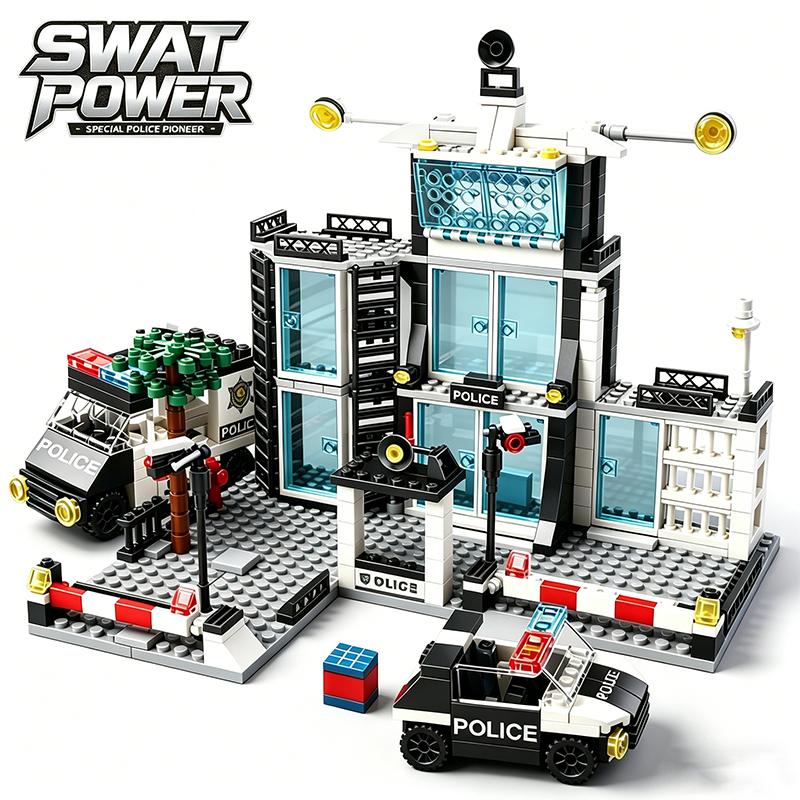 Urban area High-Quality Building High-Quality Blocks High-Quality Police Space facility High-Quality Building High-Quality Blocks Collection kit
