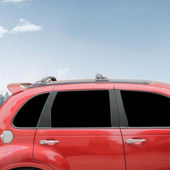 Kohlefaser Fenster B-Säulen Verkleidung Aufkleber für Chrysler PT Cruiser 05+