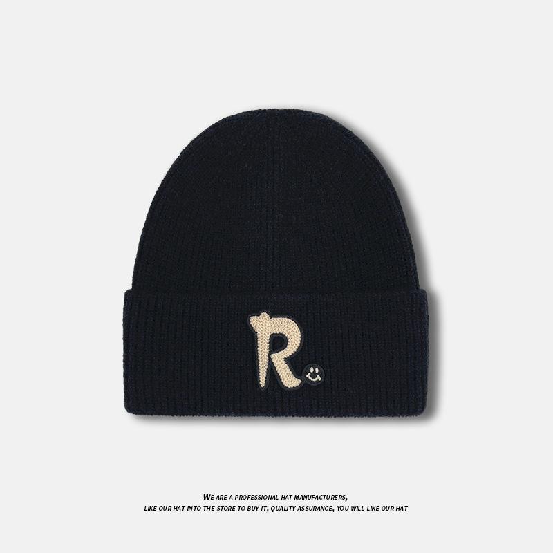 Autumn and Winter Hats for Women Warm Ear Protection Pullover Knitted Woolen Hats Casual and Versatile Baotou Cold Hats for Men