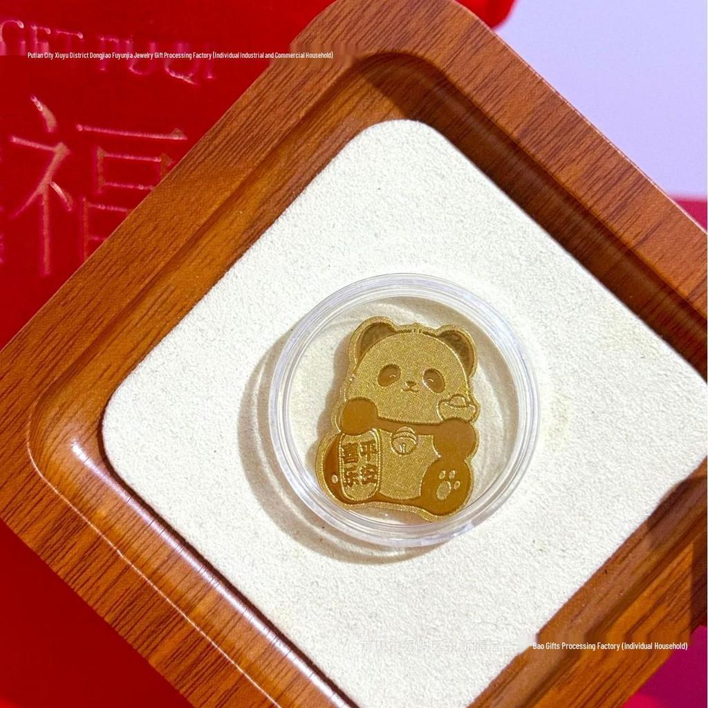 Pure Gold 999 Horse Year Phone Sticker for Wealth and Health - Popular Douyin Live Seller
