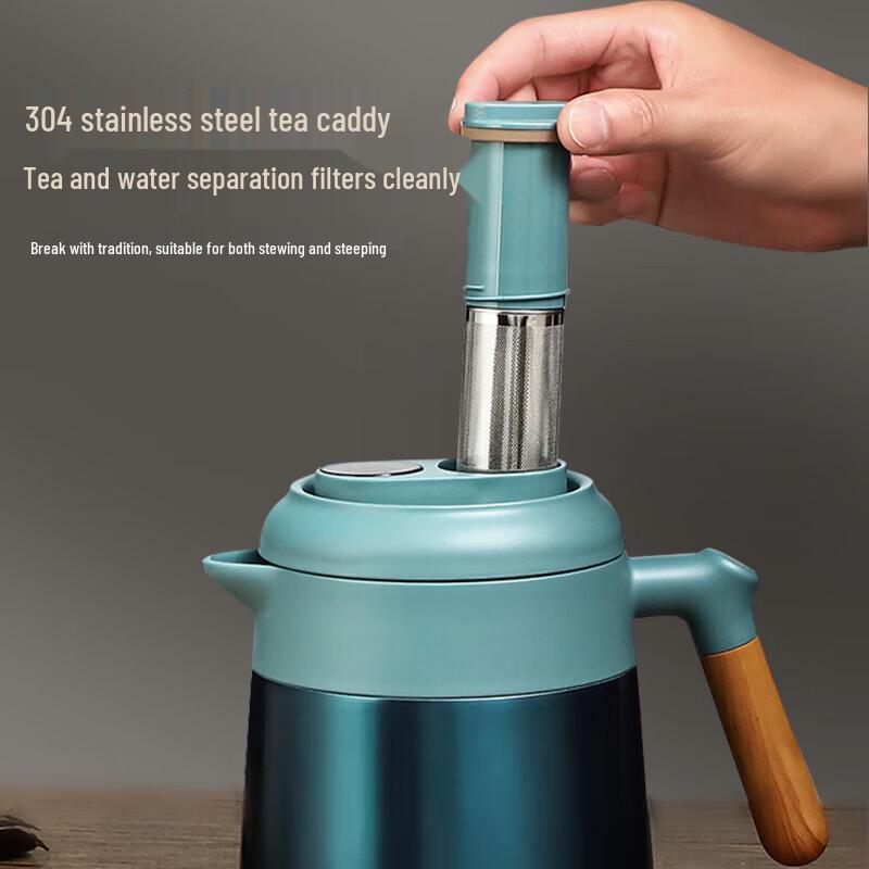 Jiate 1.5L Stainless Steel Insulated Tea Pot