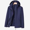 Herren- und Damen-Drei-in-Eins Abnehmbare Outdoor Wasserdichte Kletterbekleidung Frühling und Herbst Outdoor Winddichte Kletterbekleidung Jacke
