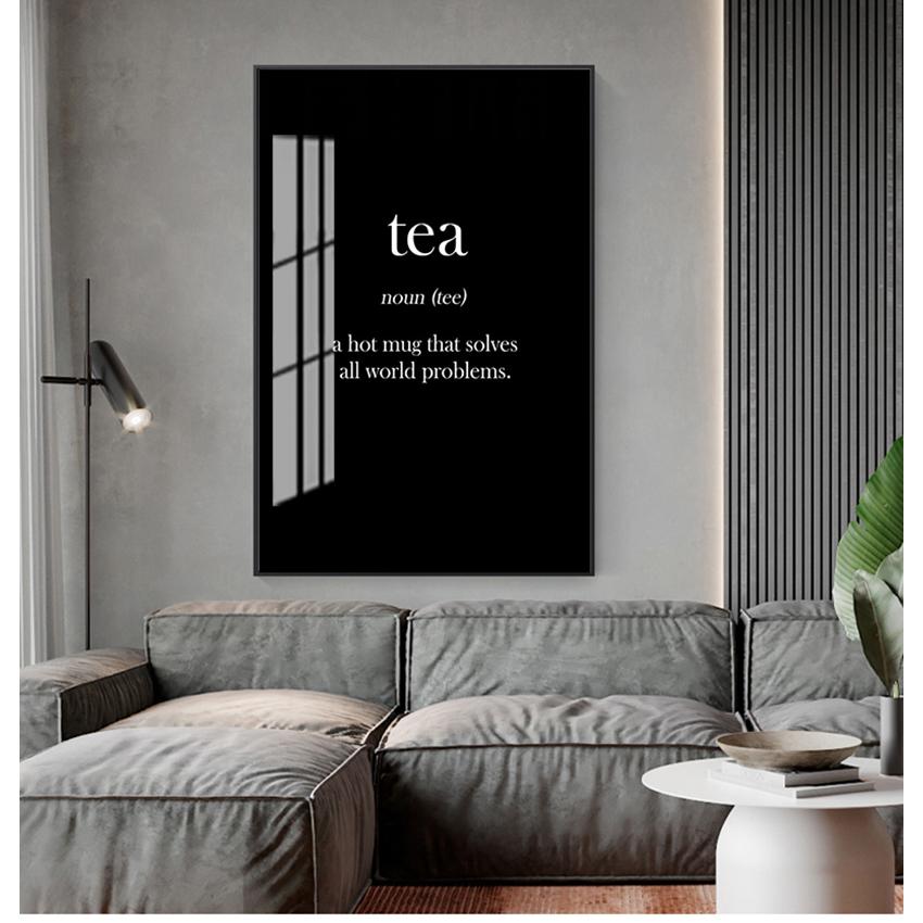 

Картина на холсте, черно-белые цитаты, Декор для кухни, Cuadros Decoracion, салон чая, кофе, постер, холст, картина, скандинавское настенное искусство