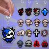 Video Game Figures Keychains for Accessories Bag Horror Pixel Keyrings Jewelry Friends Rebirth Gaming Gifts