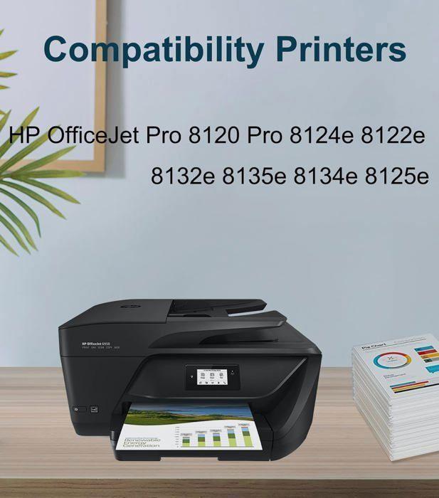 Tintenpatronen - OGOUGUAN - HP 924 - Kompatibel mit HP OfficeJet Pro - 4er-Pack - Einfach zu installieren