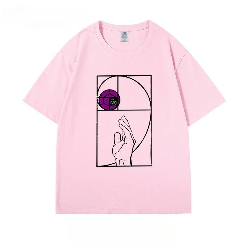 2026 JoJo's Bizarre Adventure STEEL BALL RUN Printed Short Sleeve Anime T-Shirt Men's Women Summer Cotton Loose Two-Dimensional T-Shirt