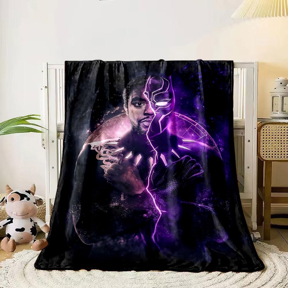 

A glowing purple split pattern with lightning and cosmic background. for all seasons blanket lunch break throw gift 80cm x 120cm