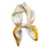 New silk scarf temperament versatile scarf decorative scarf imitation silk women's tie scarf tied hair simple sunscreen shawl