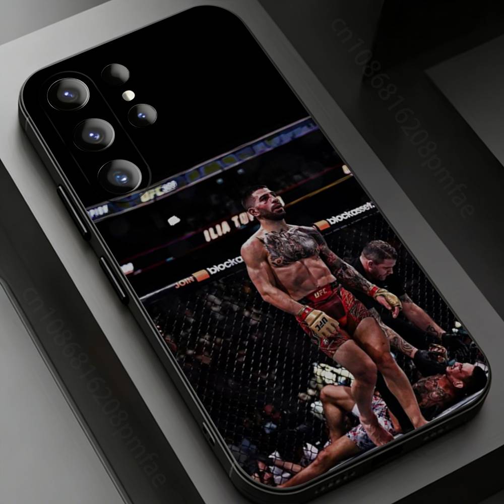 I-Ilia Champion T-Topuria Phone case for Samsung Galaxy S24,25,26,23 22,21,S20 Plus Ultra FE soft fundas cases